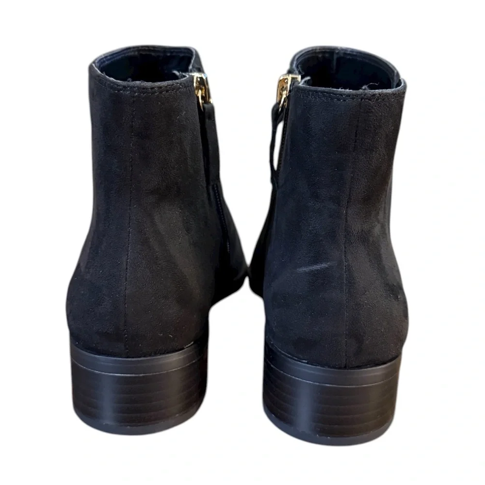 J.Crew Sueded Ankle Boots Women’s Size 6.5 Black